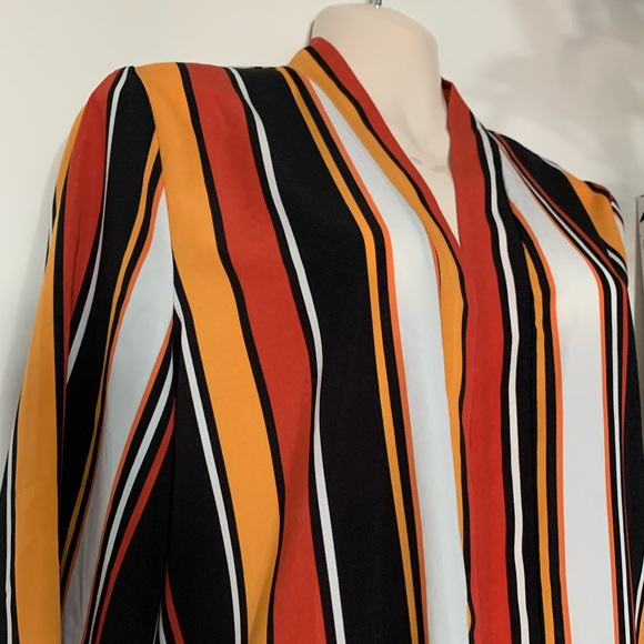 Beach cover up - strip multicolour - Picture 2 of 2